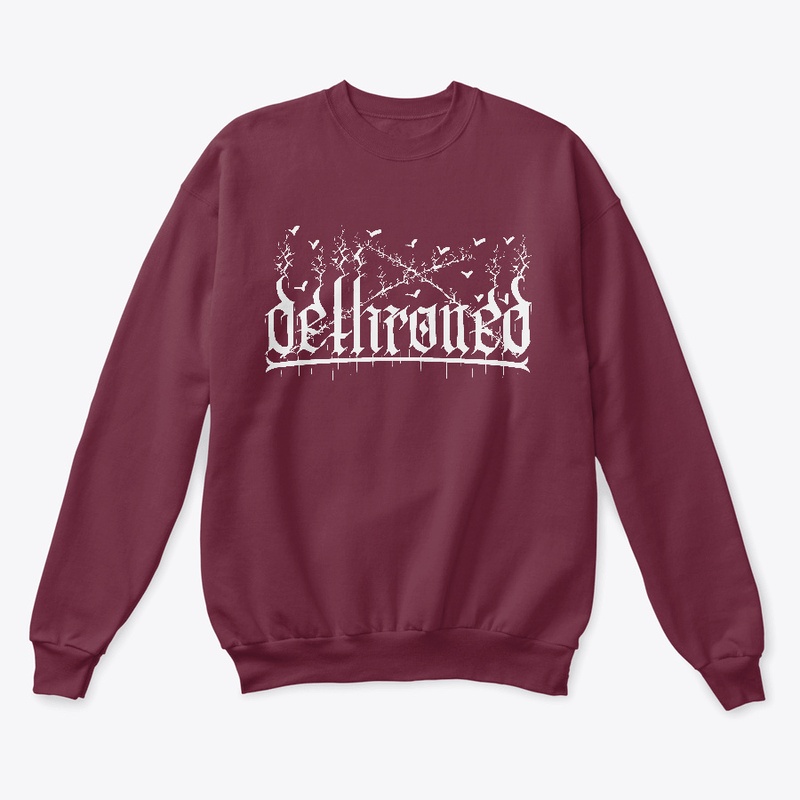 Dethroned Detailed Logo (White)