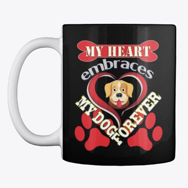 My heart embraces my dog t-shirt