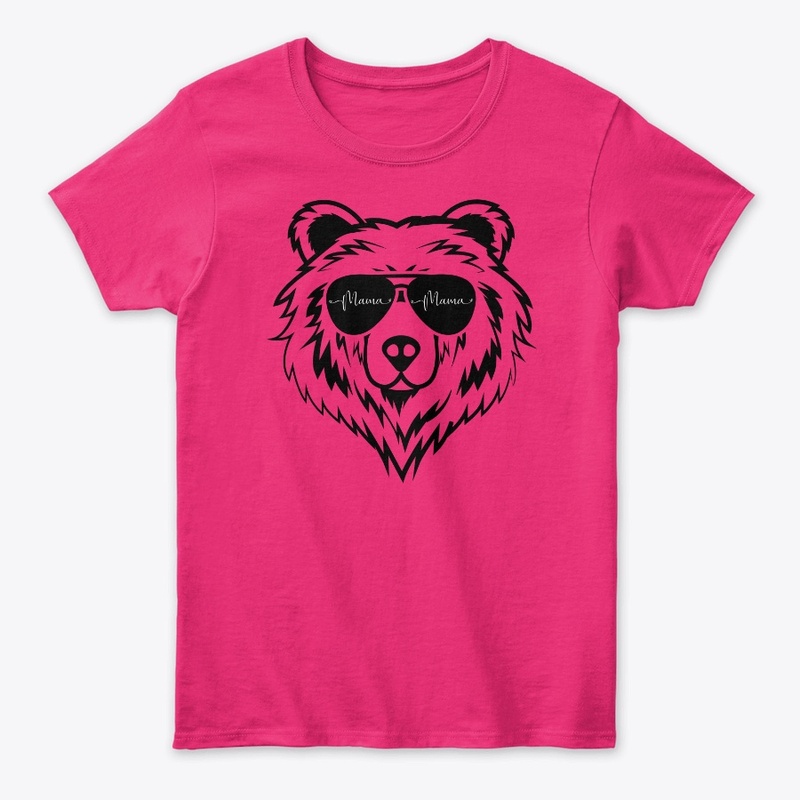 Mama Bear with Sunglasses 