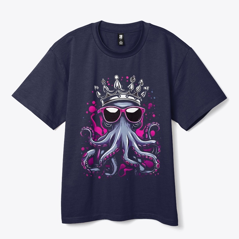 Ocean Crown Octopus Tee