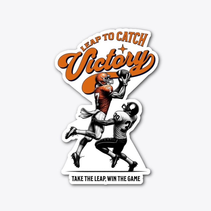 American Football Leap To Catch 44
