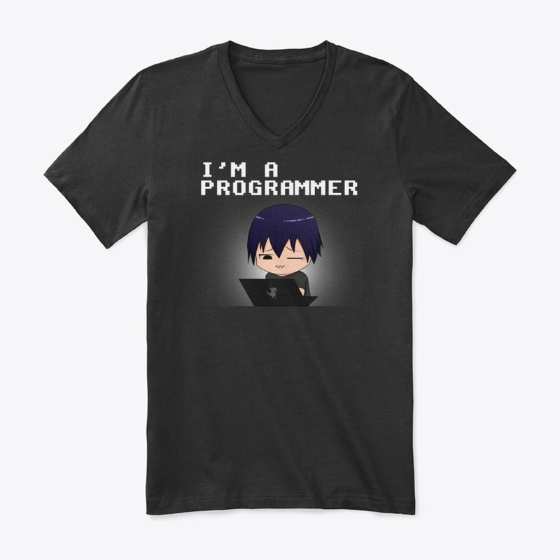 Teary eyed Chibi Programmer(Dark)