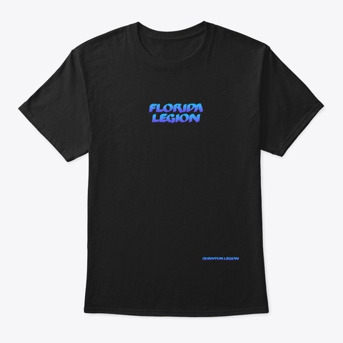 Quantum Legion Ss'23 Black áo T-Shirt Front
