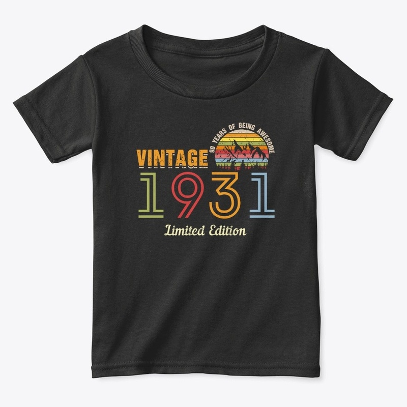 90 Year Old Vintage 1931 Limited Edition