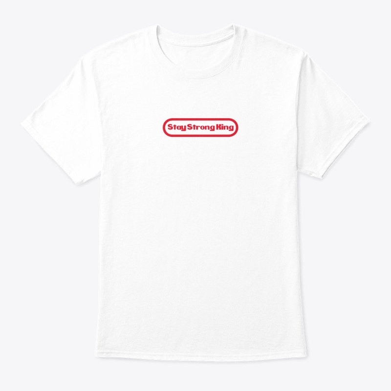 Stay Strong King red video game logo 