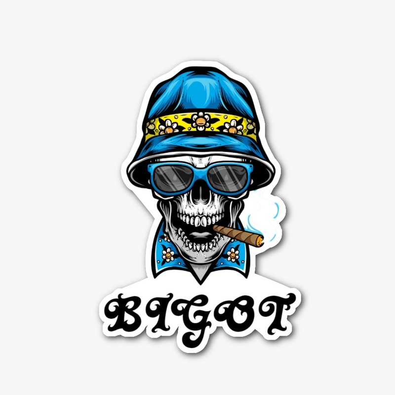 Bigot Skull Blue Hat