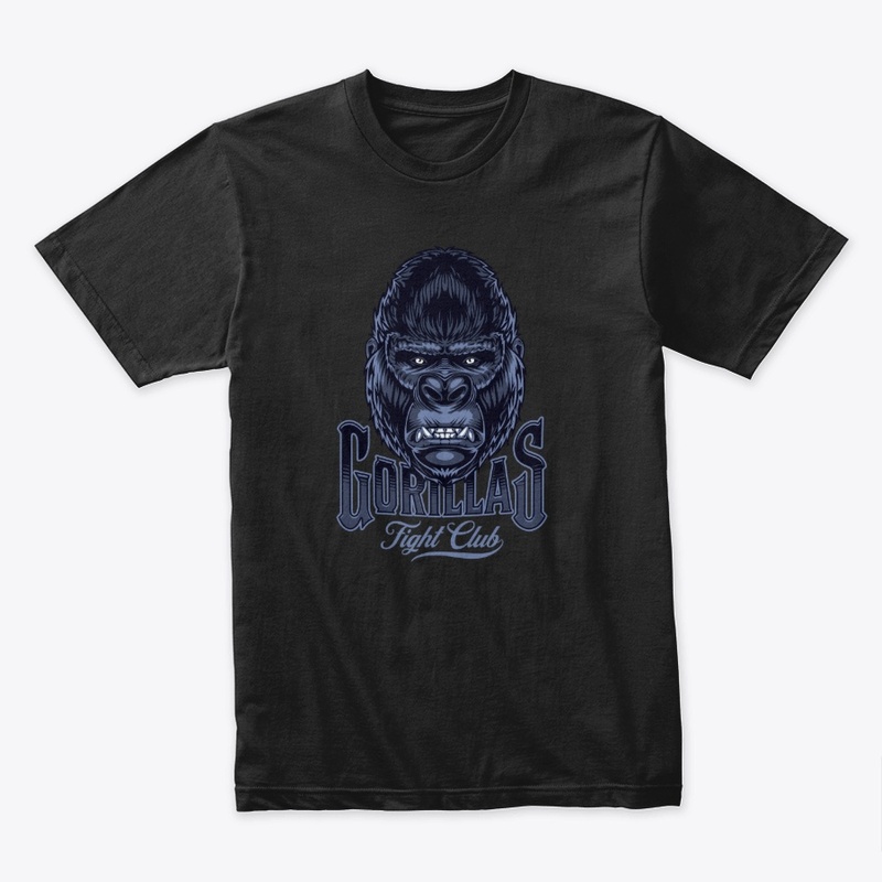 Gorillas Fight Club Vintage Animal Merch