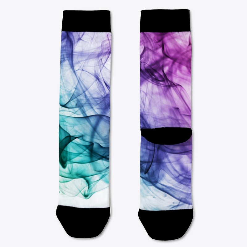 Colorful Smoke Tie Dye Design