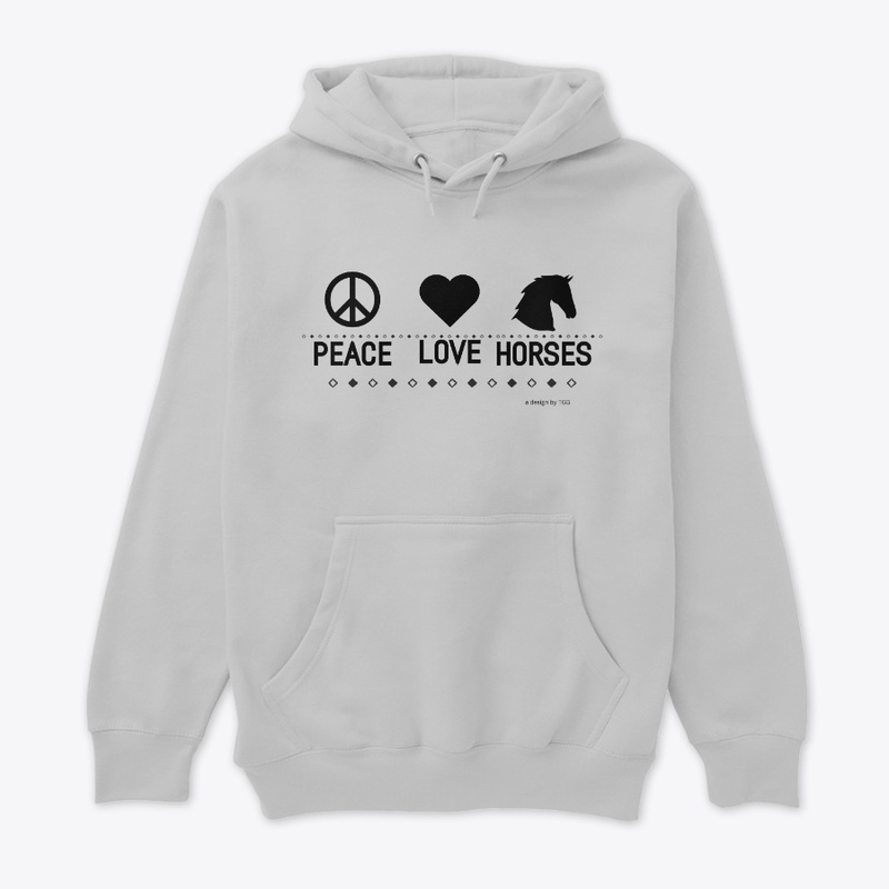 Peace Love Horses (drk)