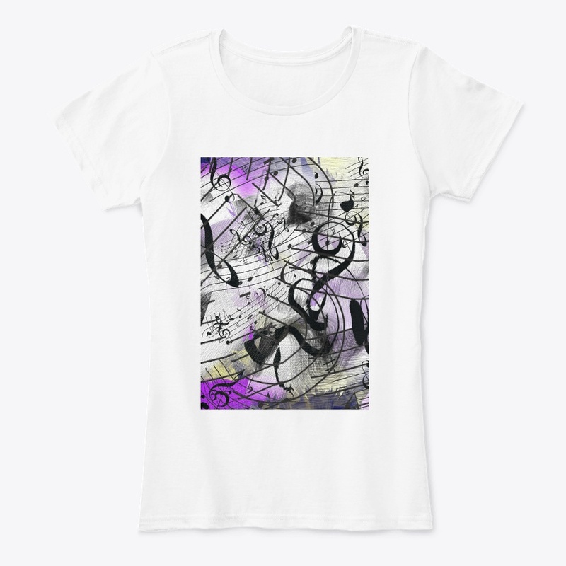 Music icons with purple color