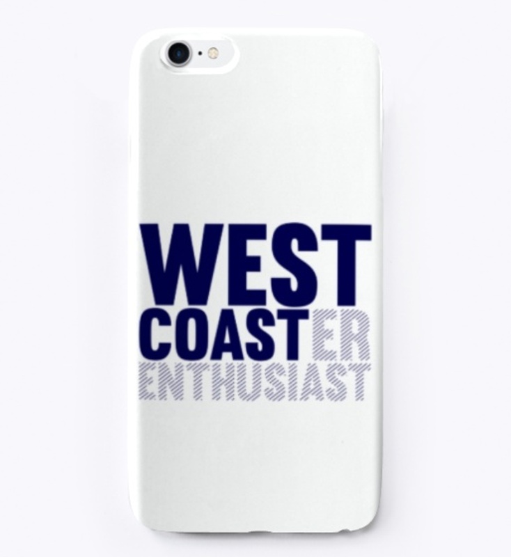 West Coaster Enthusiast  Navy Blue Print