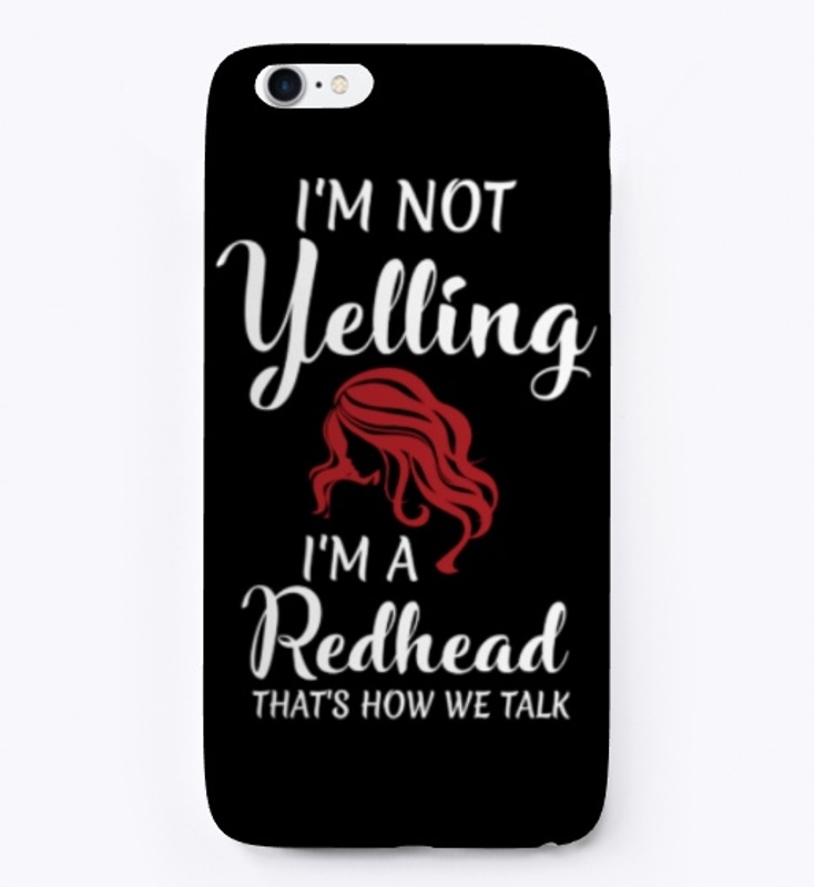 I'm Not Yelling Redhead  Funny Mask