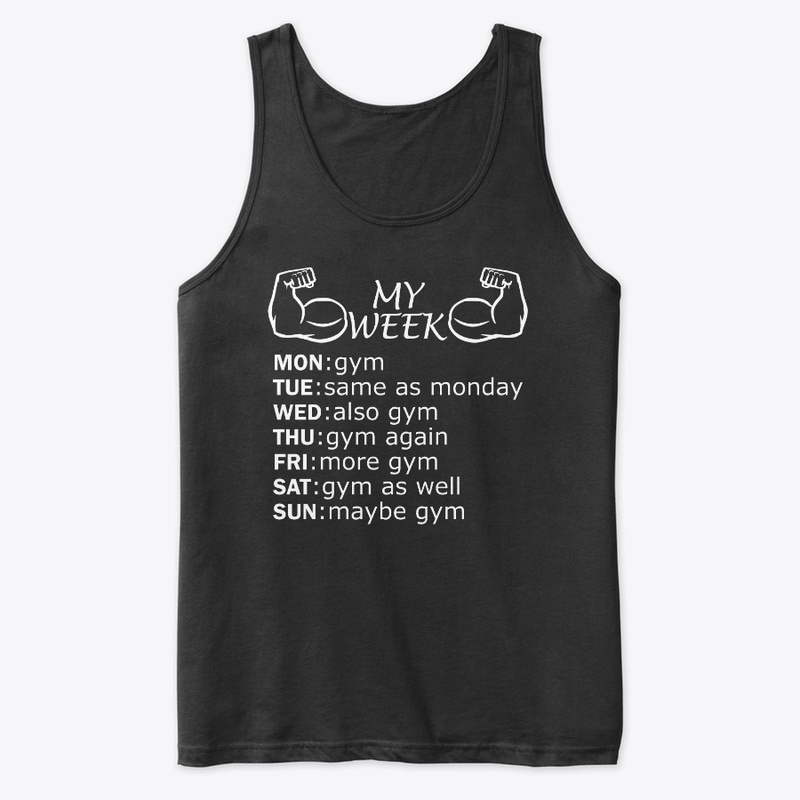 gym lover funny week split gym rat