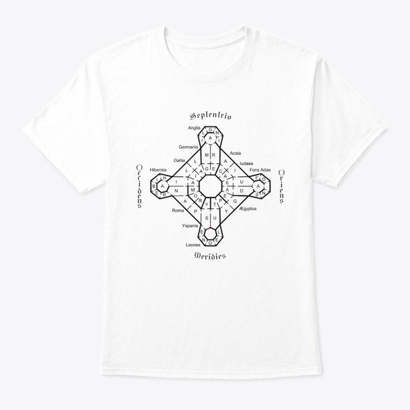Name of the Rose Library Map - White