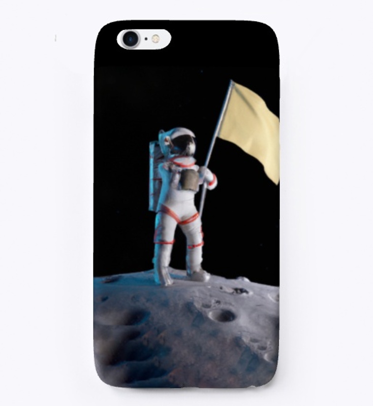 Astronaut with a Flag