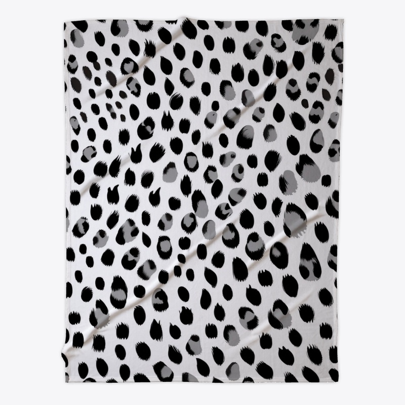 Snow Leopard Print Pattern