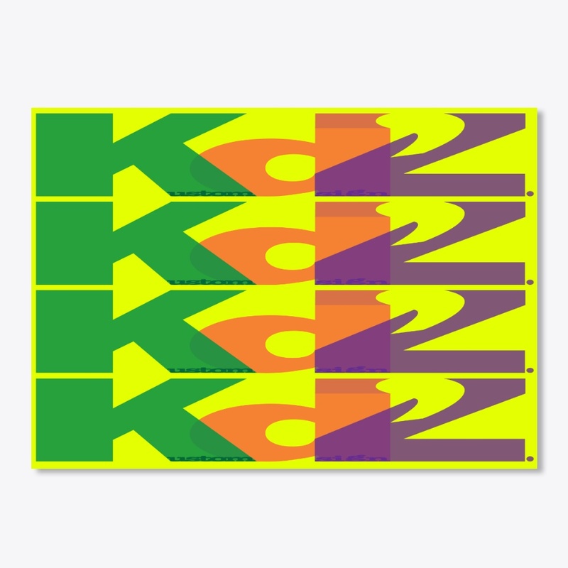 Kustom D'signZ Logo Vinyl Stickerz