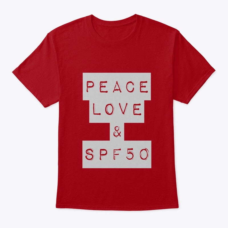 Peace, Love & SPF50 shirt/pullover