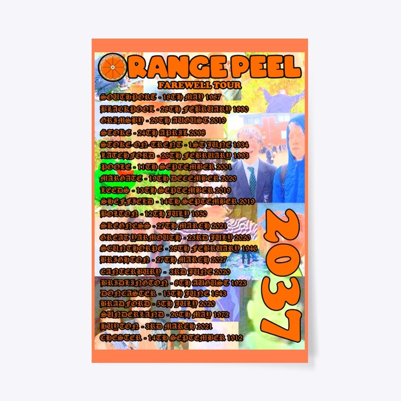 Orange Peel 2037 Farewell Tour Poster
