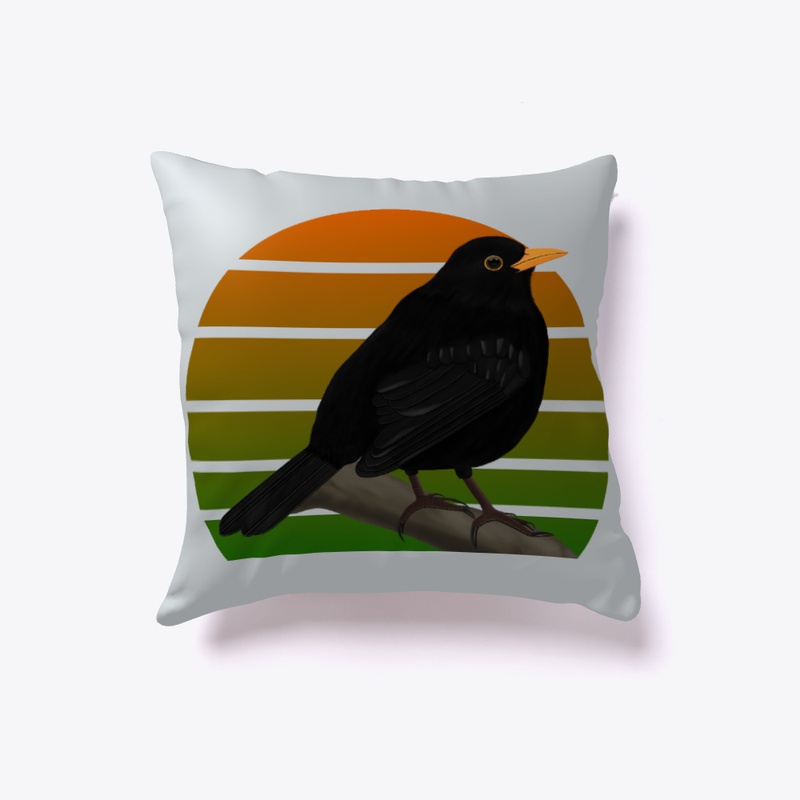 jz.birds Blackbird Bird Animal Art