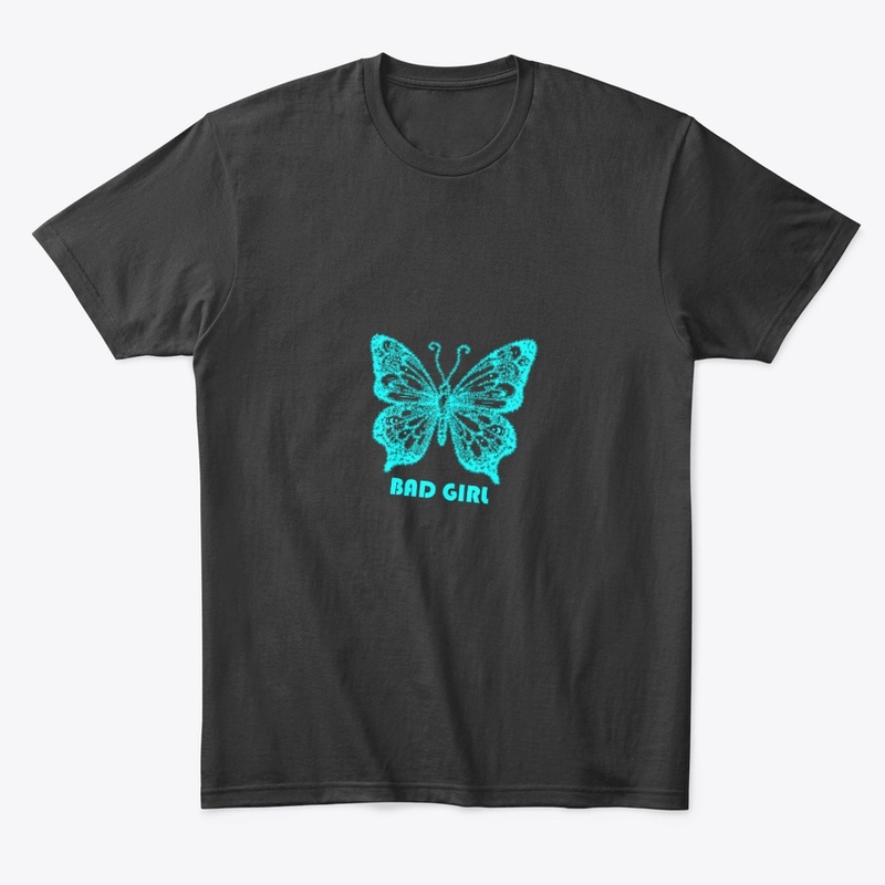 Blue Butterfly Bad Girl