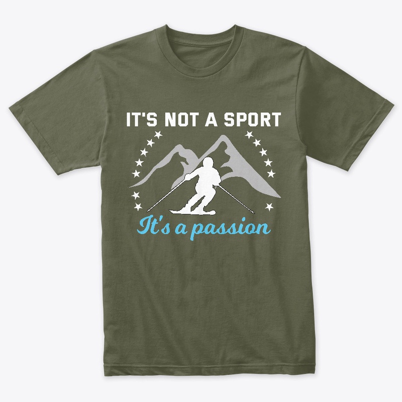 Ski skiing saying design gift winter