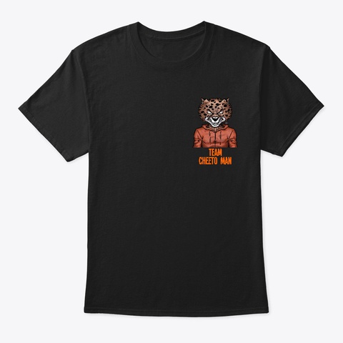 Tails Gets Trolled C.28: Team Cheeto Man Black T-Shirt Front
