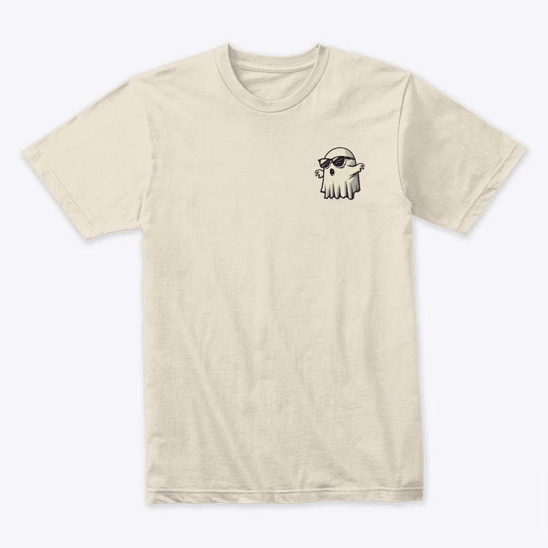 Cute ghost logo t-shirt 