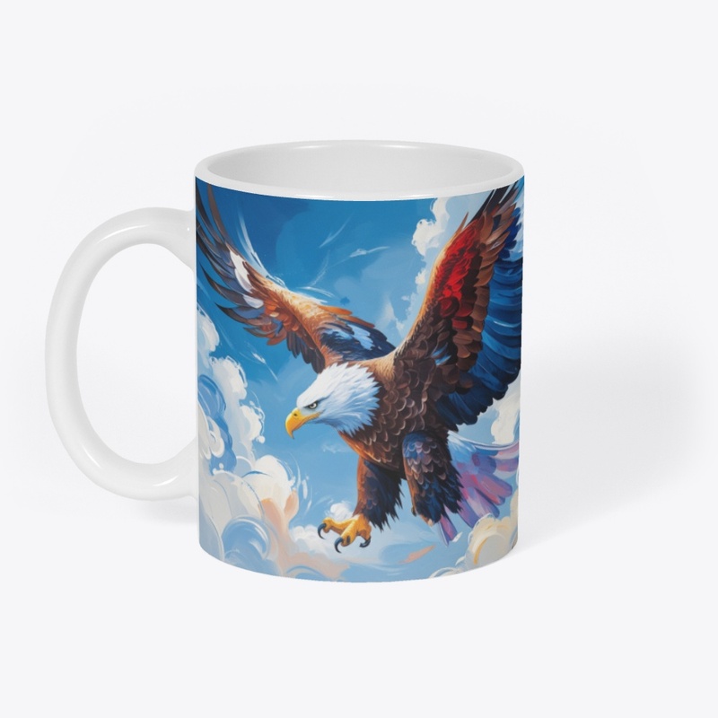 Majestic Bald Eagle in Flight