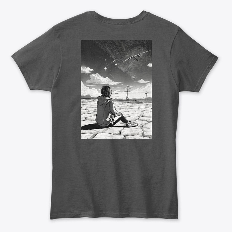 Cool black and white hoodie, tee, mug
