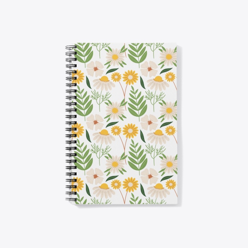 A notebook full of flower scents