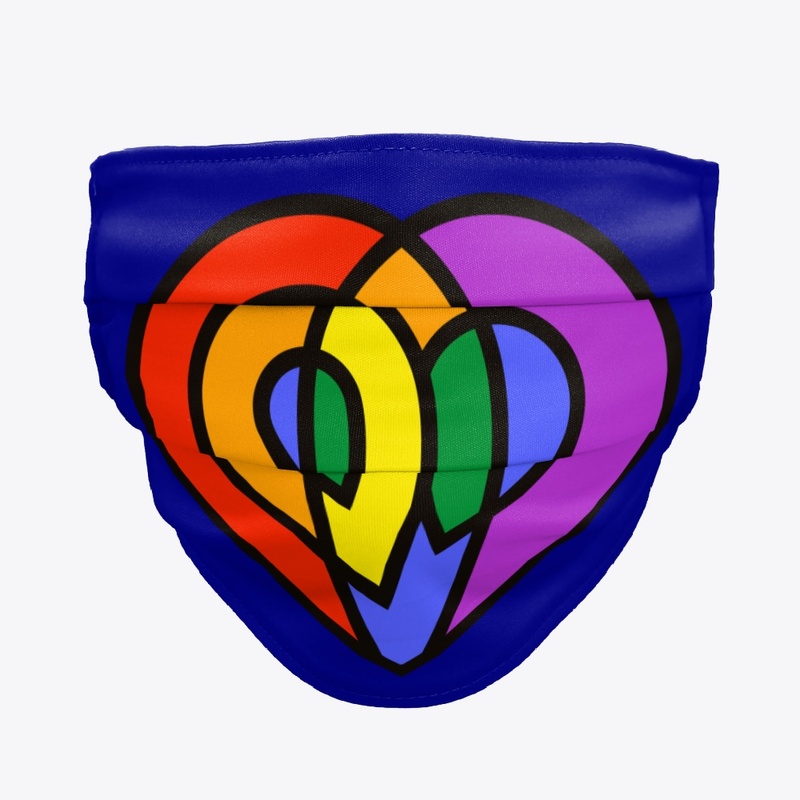 LGBT Love Pride Rainbow Heart