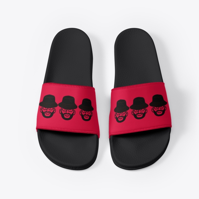 Black Bucket Red Slides 1