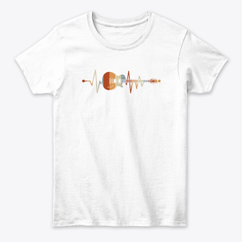 Heartbeat Guitar T-Shirt