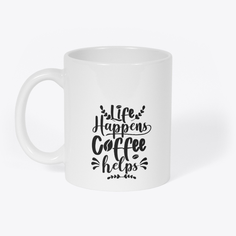 Printed White Mug