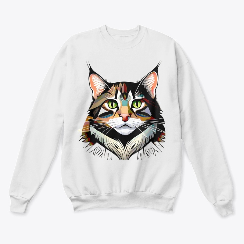 Le chat à la ligne épurée