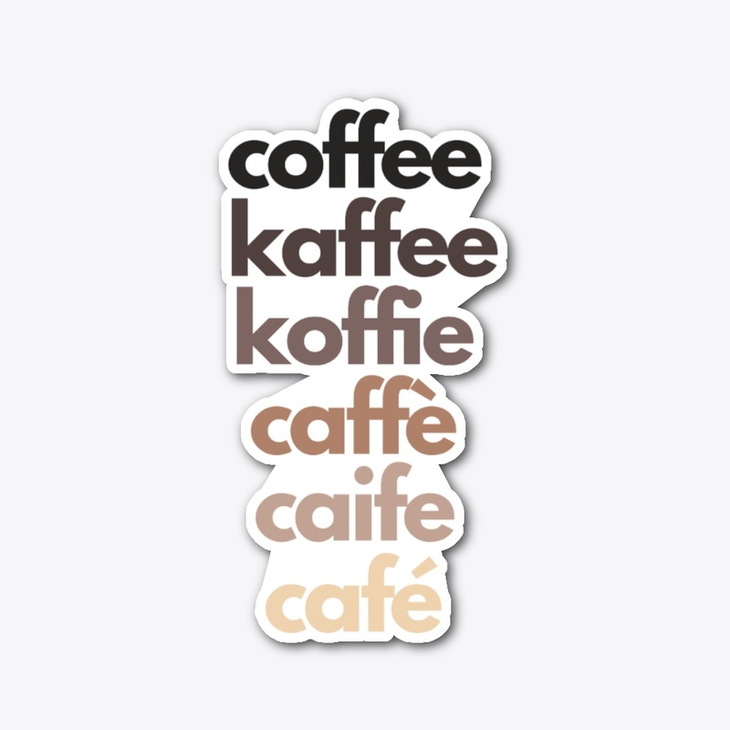 Coffee in many Languages