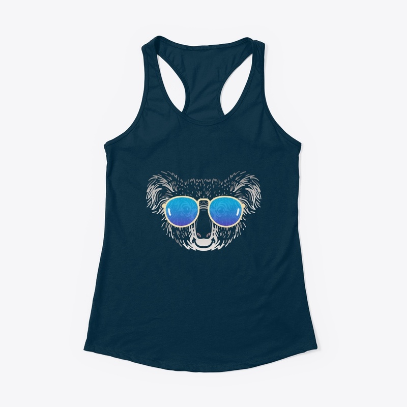 Cute Koala in Sunglasses (Colored+sg09)