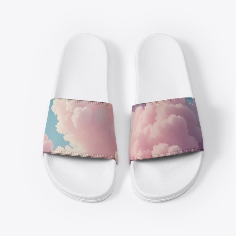 Cherry blossom colored clouds