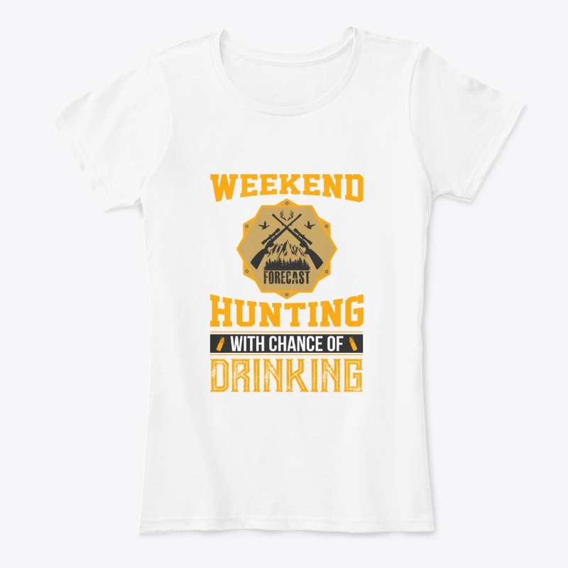Weekend Hunting T Shirt Design