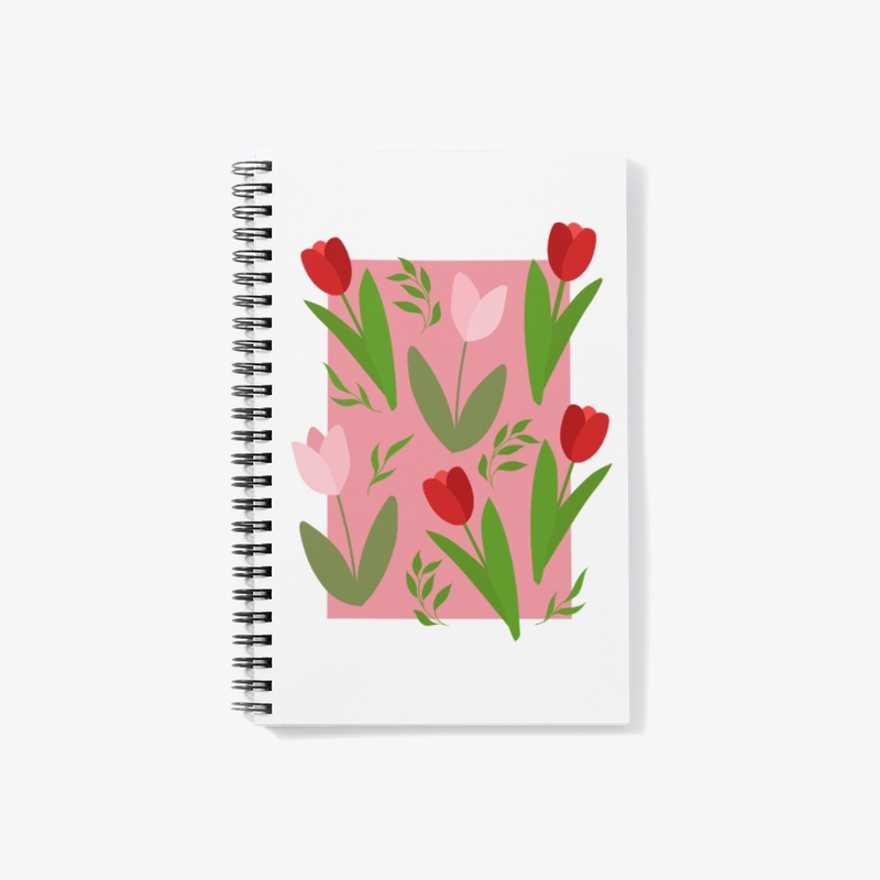 Tulip Floral Aesthetic Tote Bag