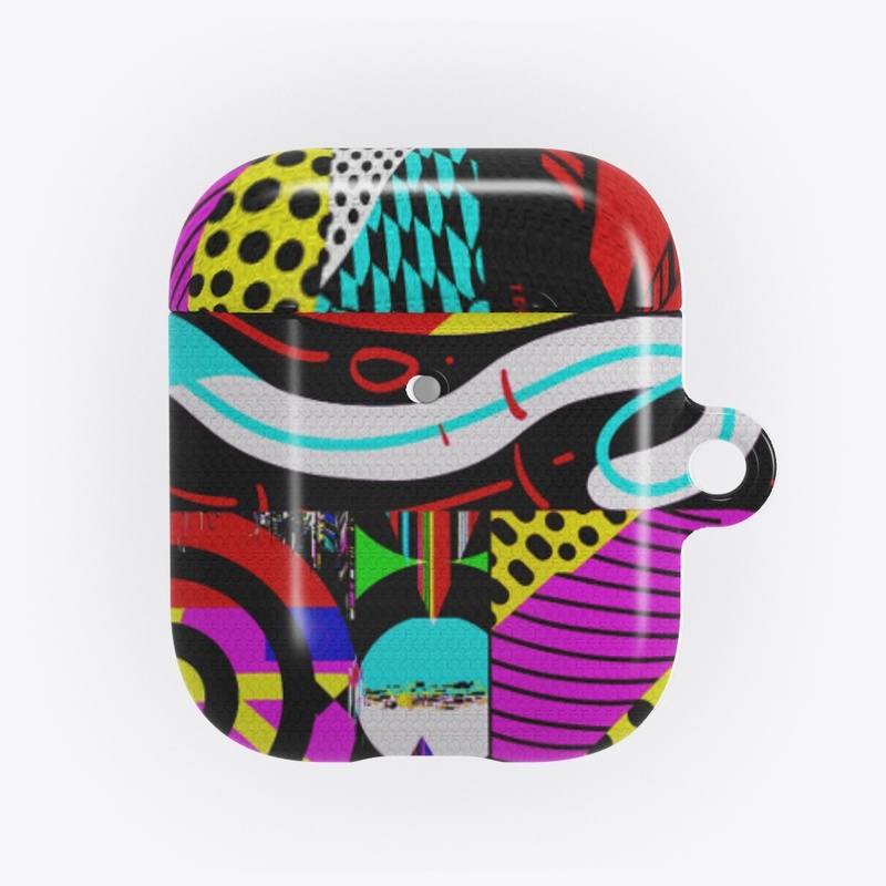 Multicolor Geometric Abstract Pattern 