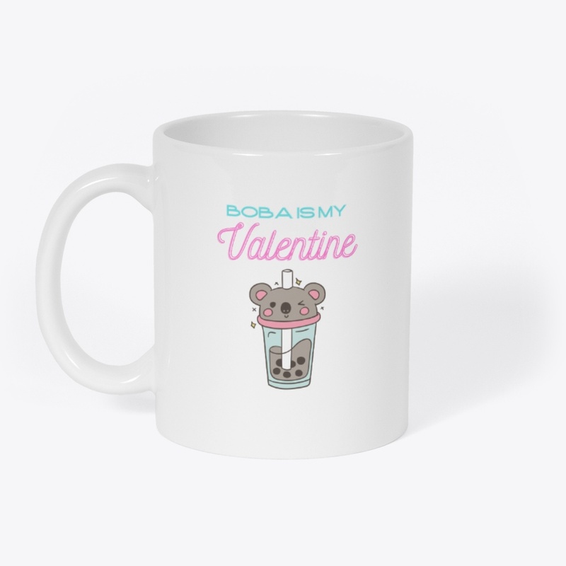 Valentine's Day Boba Unisex Kawaii