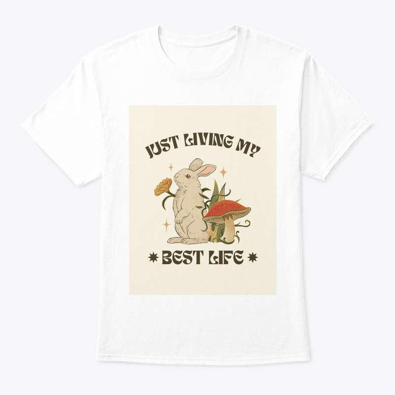 Just living my best life t-shirt design 