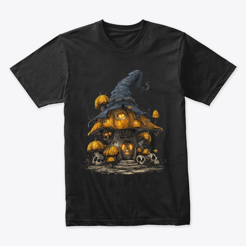 Cute Spooky Mushroom House