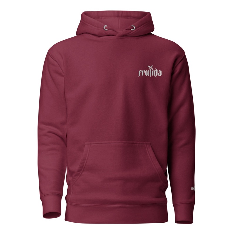 Frutida " Enigma  Maroon" Premium Hoodie