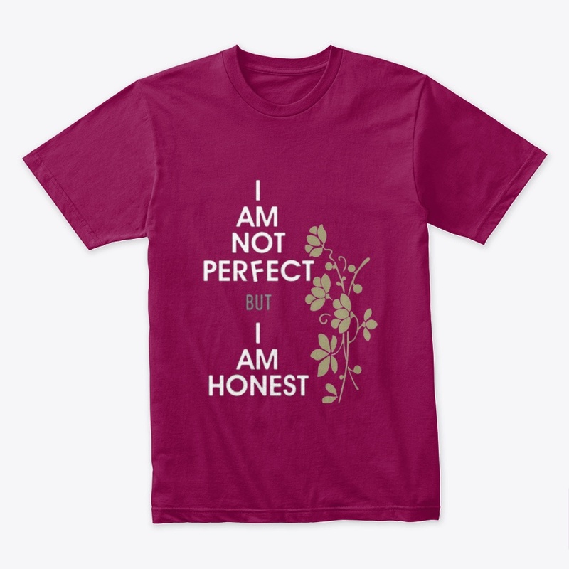 I am not perfect but i am honest