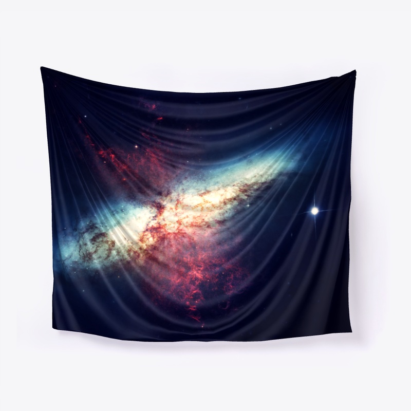 Galaxy space universe night tapestry
