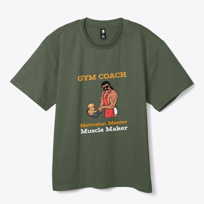 Gym coach motivator mentor muscle maker