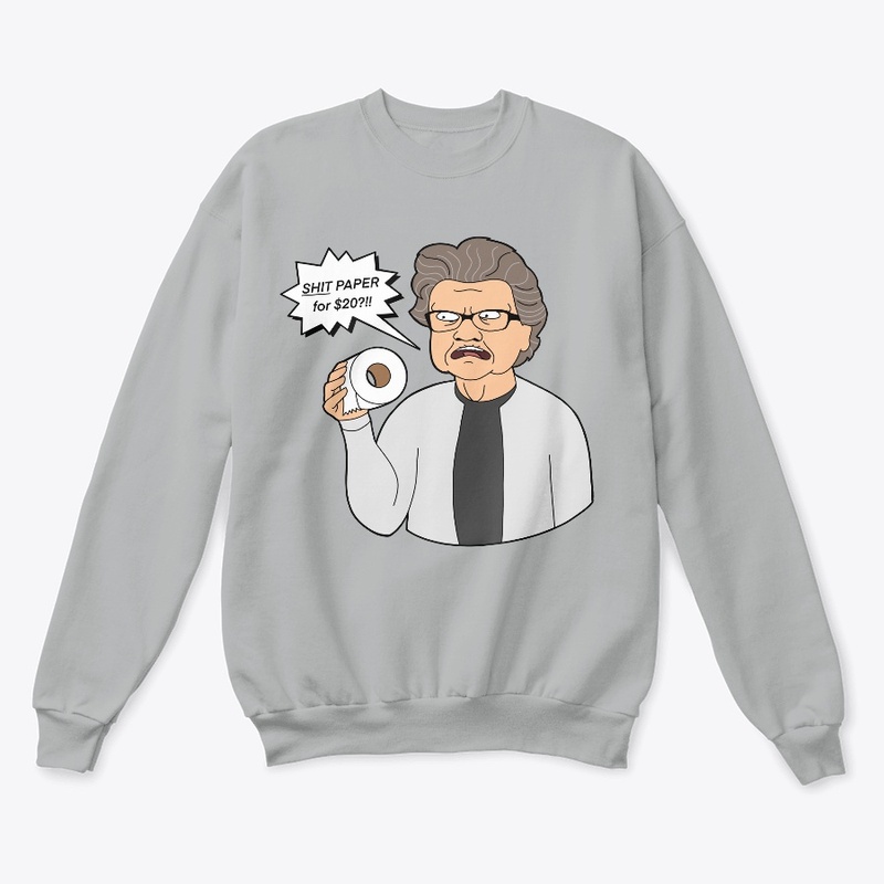ANGRY GRANDMA TOILET PAPPER